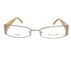 Konishi Lite Collection KL-331 C3 Eyeglasses Frames Bronze Gold 52-17-135 22829